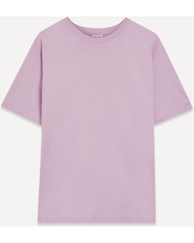 Dries Van Noten Mens Regular Fit Cotton T-shirt Xl - Pink