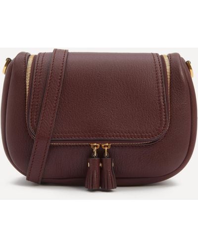 Anya Hindmarch Women's Small Vere Soft Satchel Crossbody Bag One Size - Brown
