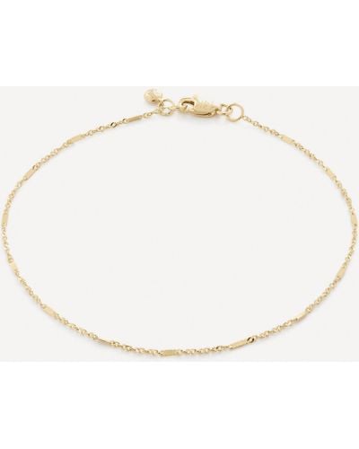 Monica Vinader 14ct Gold Shimmer Chain Bracelet - Natural