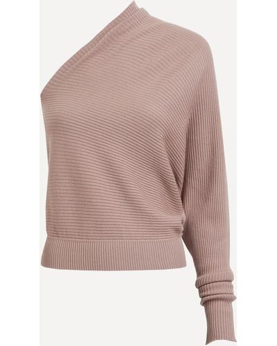 Rick Owens Women's One Sleeve Ribbedknit Top - Multicolour