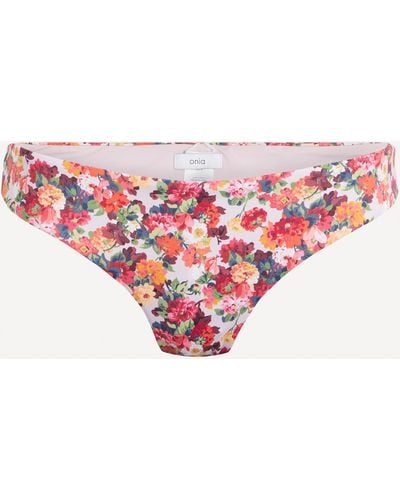 Onia Daisy Liberty Print Bikini Bottom - Multicolour