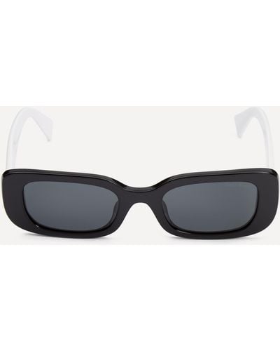 Miu Miu Women's Constella Rectangular Sunglasses One Size - Black