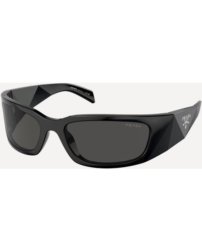 Prada Women's Rectangle Sunglasses One Size - Black