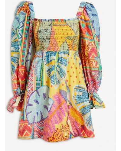 FARM Rio Women's Summer Tapestry Mini-dress - Multicolour