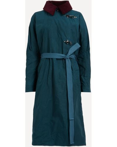 Barbour Women's X Roksanda Vita Showerproof Trench Coat 8 - Blue