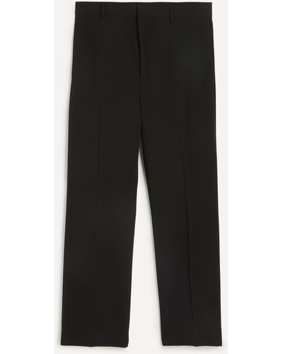 Acne Studios Mens Tailored Wool-blend Pants 40/50 - Black