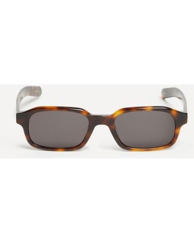 FLATLIST EYEWEAR Mens Hanky Rectangular Sunglasses One Size - Brown