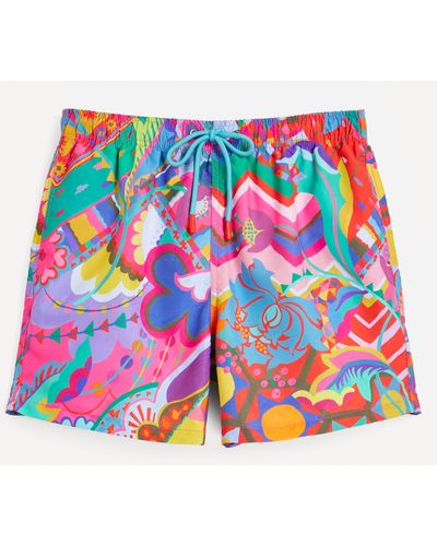 Boardies Mens X Liberty Studio Bohemia Recycled Swim Shorts - Multicolour