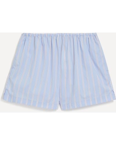 Solid & Striped Women's X Sofia Richie Grainge Jancy Striped Loretto Shorts Xs - Blue