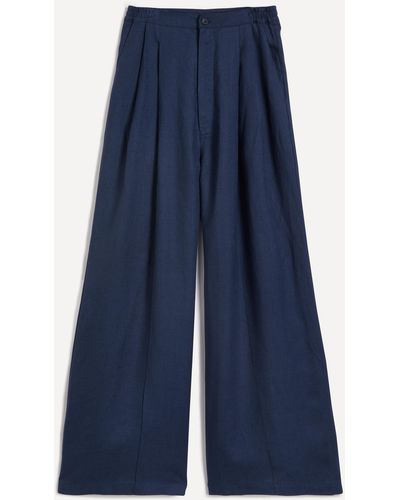 Sleeper Women's Flower Power Suit Pants - Blue