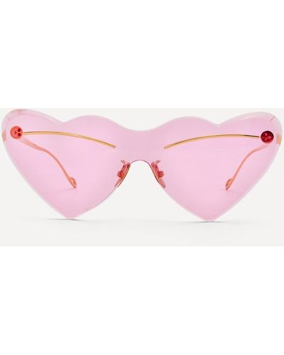 Loewe X Paula's Ibiza Heart Sunglasses - Pink