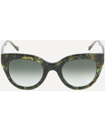 Liberty Women's Oversized Cat-eye Sunglasses One Size - Green