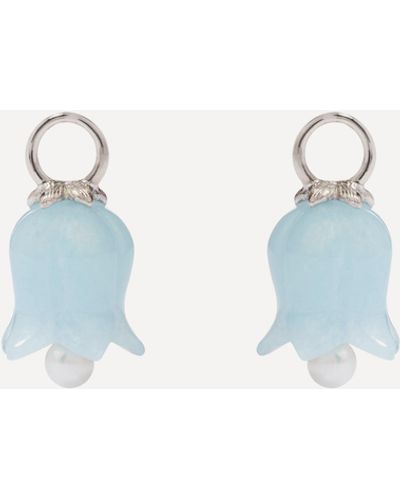Annoushka Aquamarine Tulip Earring Drops - Metallic