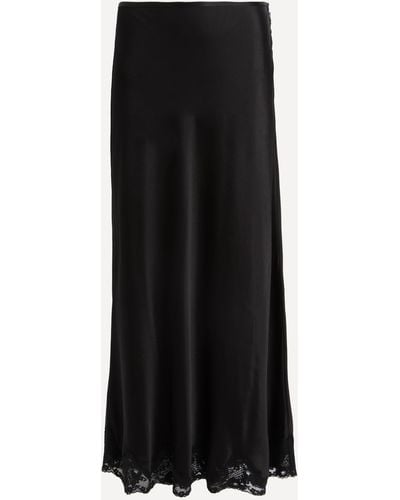 RIXO London Women's Crystal Lace Skirt - Black