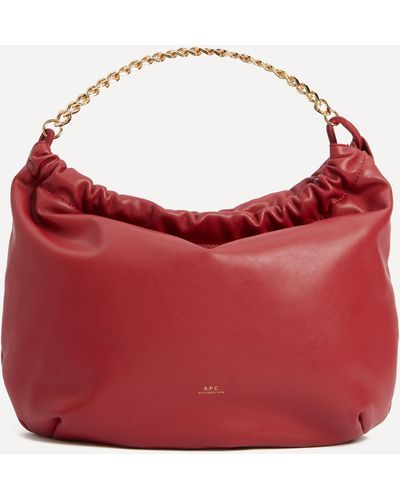 A.P.C. A. P.c. Women's Ninon Chaine Shoulder Bag One Size - Red