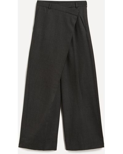 Acne Studios Women's Tailored Wrap Pants 6 - Black