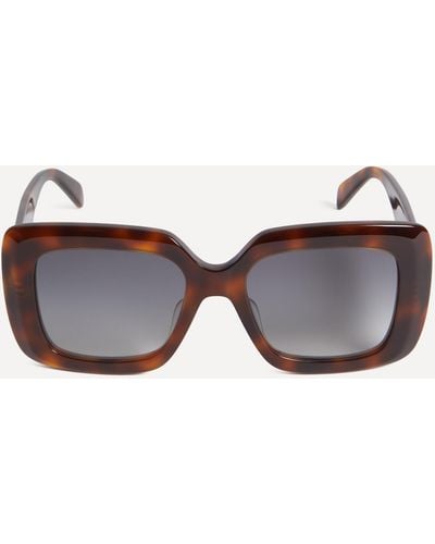 Celine Women's Oversized Square Sunglasses One Size - Brown
