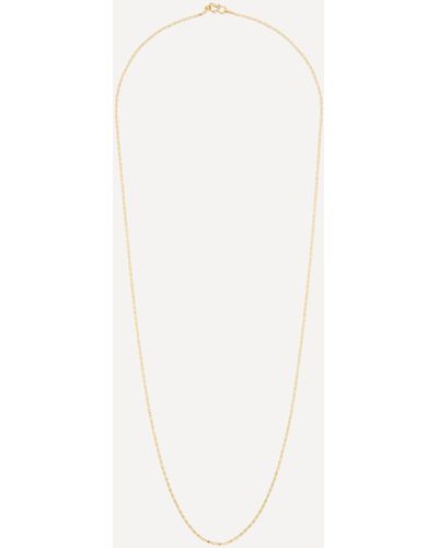 Maria Black Gold-plated Karen Chain Necklace - White