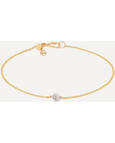 Annoushka 14ct Gold Diamond Bracelet One Size - White
