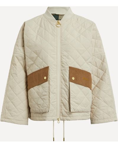 Barbour Women's Bowhill Quilted Jacket 18 - Natural