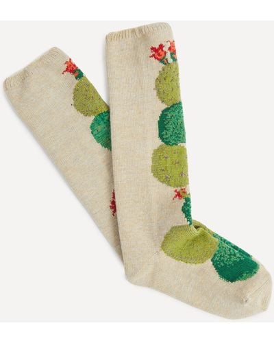 Kapital Mens 96 Yarns Cactus Socks One Size - Green