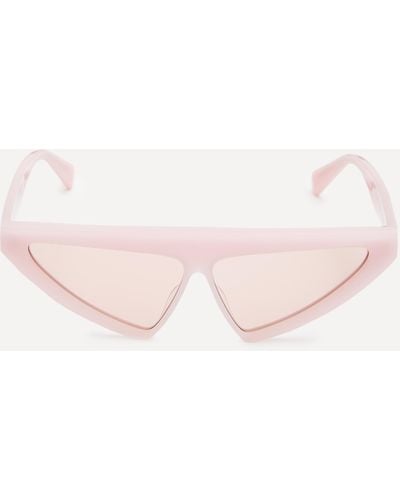 Stella McCartney Acetate Low-flat Cat-eye Sunglasses - Pink