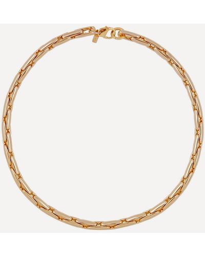 Joolz by Martha Calvo 14ct Gold-plated Gilda Chain Necklace - Metallic
