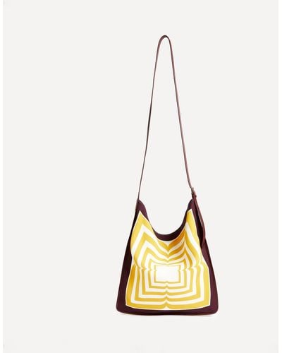 Dries Van Noten Women's Abstract Print Shoulder Bag One Size - Metallic
