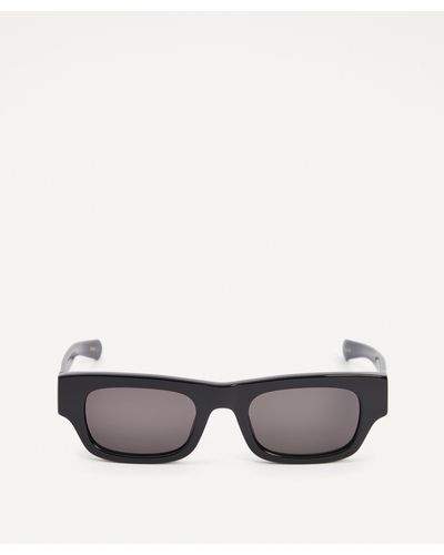 FLATLIST EYEWEAR Mens Frankie Brown Tortoiseshell Sunglasses One Size - Grey