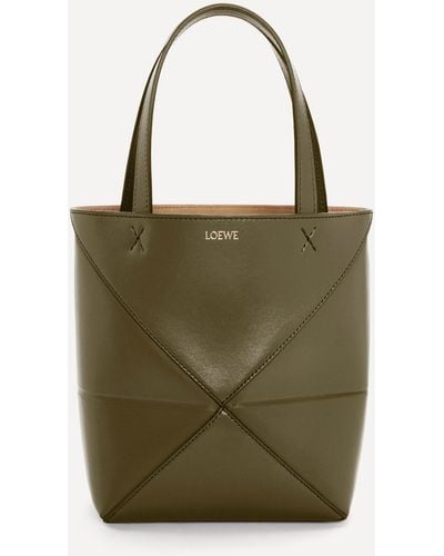 Loewe Women's Puzzle Fold Mini Tote Bag One Size - Green