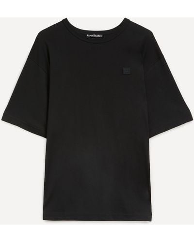 Acne Studios Mens Relaxed Fit T-shirt - Black