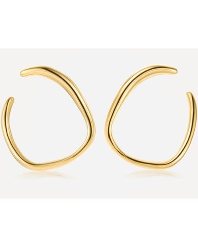 Monica Vinader Gold Plated Vermeil Silver Nura Reef Wrap Earrings - Metallic