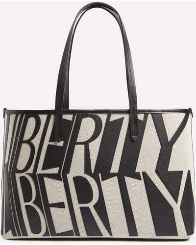 Liberty Letters Large Tote Bag One Size - Black