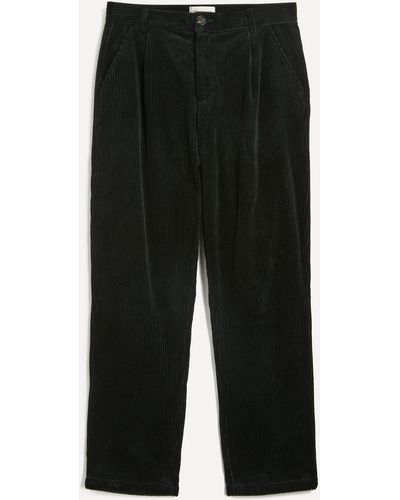 Oliver Spencer Mens Morton Melrose Cord Trousers 36 - Black
