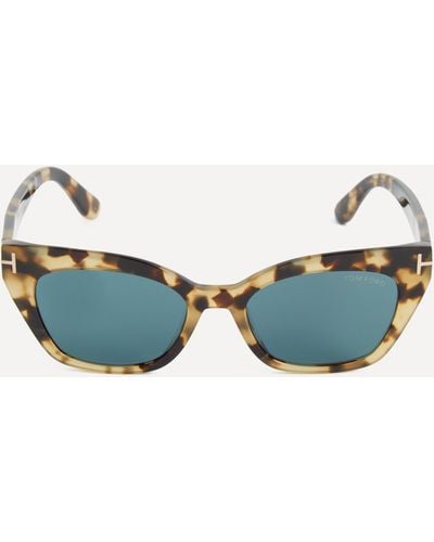 Tom Ford Women's Juliette Cat-eye Sunglasses One Size - Blue