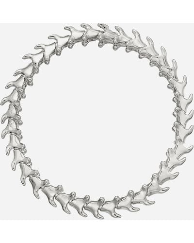 Shaun Leane Silver Serpents Trace Slim Bracelet - Metallic