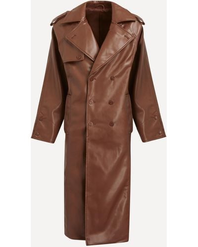 House Of Sunny Women's Montague Trench Coat Xs - Brown