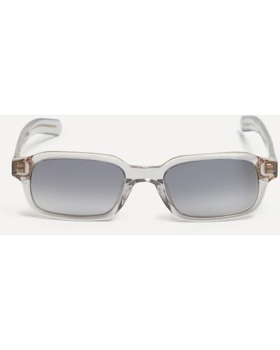 FLATLIST EYEWEAR Mens Hanky Rectangular Sunglasses One Size - White