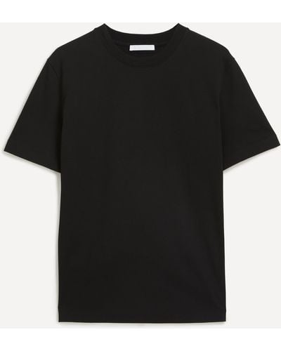 Helmut Lang Mens Logo T-shirt - Black