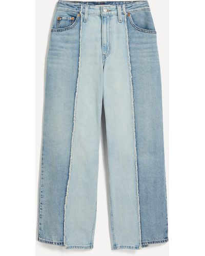Levi's Women's Baggy Dad Recrafted Jeans In Novel Notion 29 - Blue