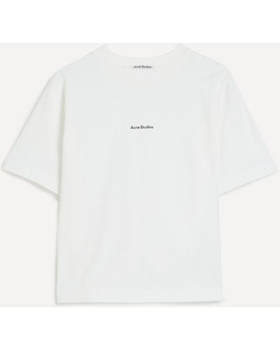 Acne Studios Women's Logo T-shirt - White