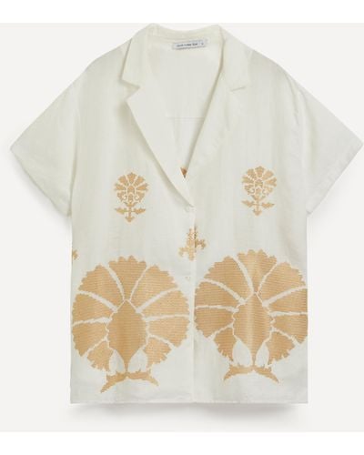 Kori Women's Peacock Shirt L - White