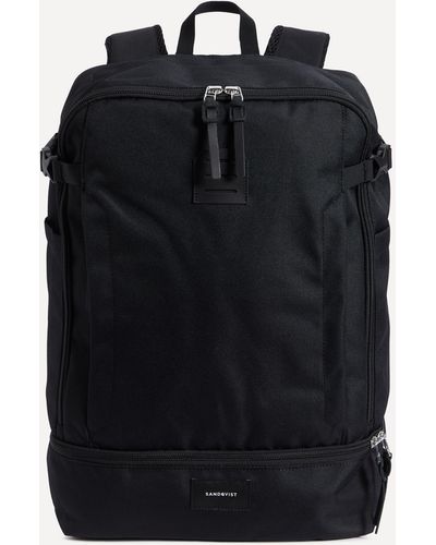 Sandqvist Mens Alde Backpack One Size - Black