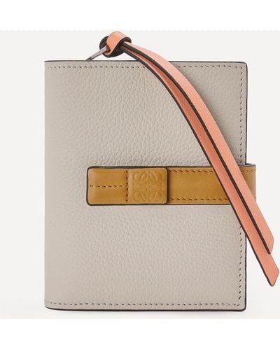 Loewe Women's Compact Leather Zip Wallet One Size - White