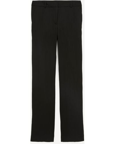Acne Studios Women's Tailored Wool-blend Trousers 12 - Black