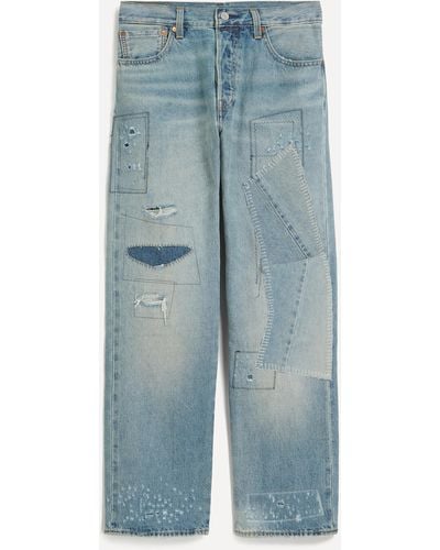 Levi's Mens 501 Original Selvedge Jeans 33 32 - Blue