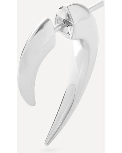 Shaun Leane Mens Sterling Silver Talon Stud Earring One Size - White
