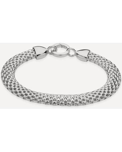 Monica Vinader X Doina Silver Wide Chain Bracelet One - Metallic