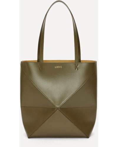 Loewe Women's Puzzle Fold Tote Bag One Size - Green