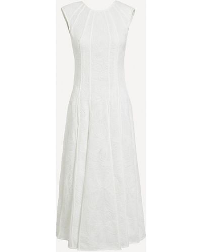Aje. Women's Soleil Lace Midi Dress 10 - White